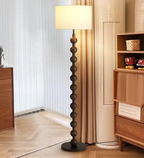 Hoshi Wooden Japandi Floor Lamp With Warm Ambient Glow