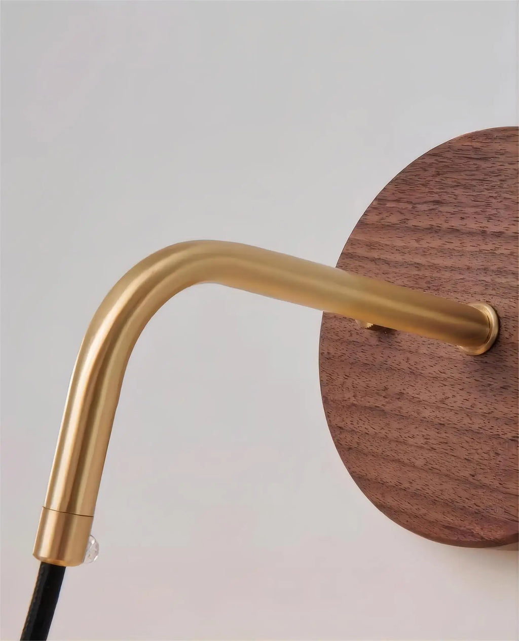 LumaWood | Walnut Wall Lamp With Gradient Glass For Home