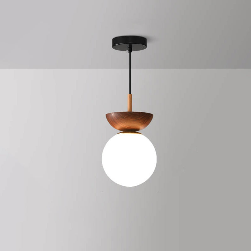Log Japanese Pendant Ceiling Light For Modern Living