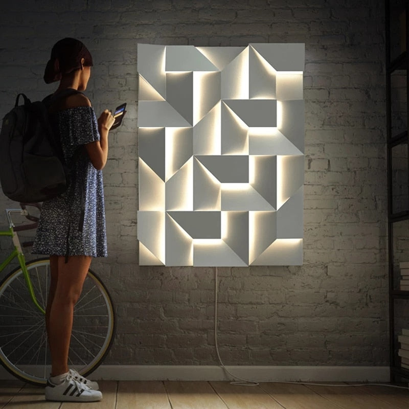LumaCrest 3D LED Wall Lamp For Elegant Ambient Lighting