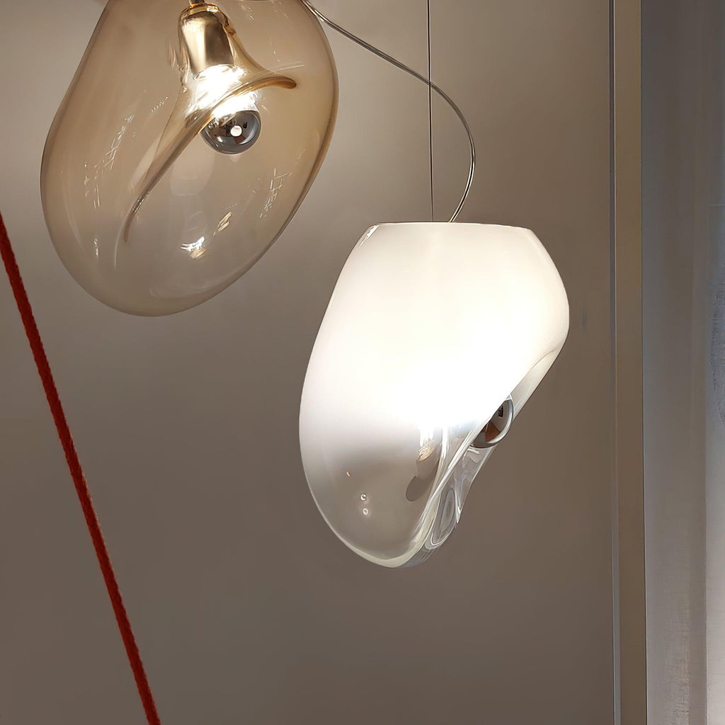 Lunella | Water Drop Ceiling Lamp in Mouth-Blown Glass