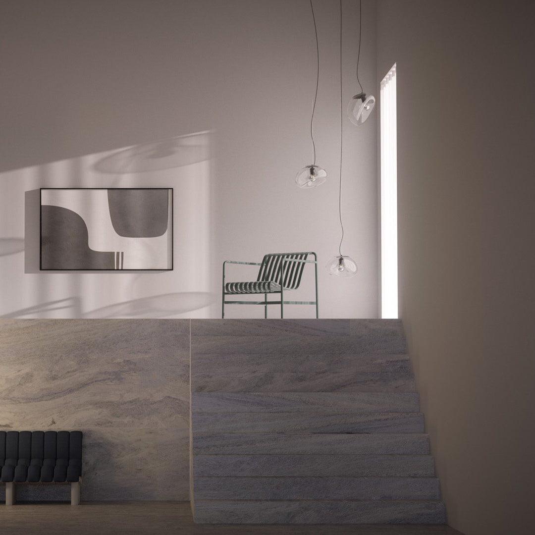 Lunella | Water Drop Ceiling Lamp in Mouth-Blown Glass