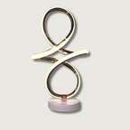 LumenWave | Spiral LED Table Lamp With Endless Glow