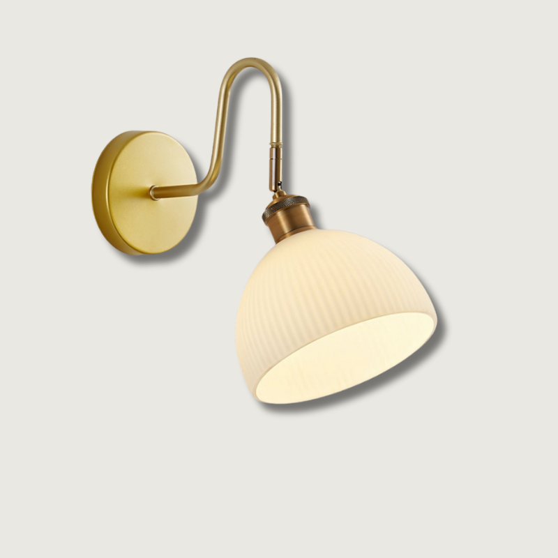 AldenRay Classic Gold Wall Sconce For Living Room And Study