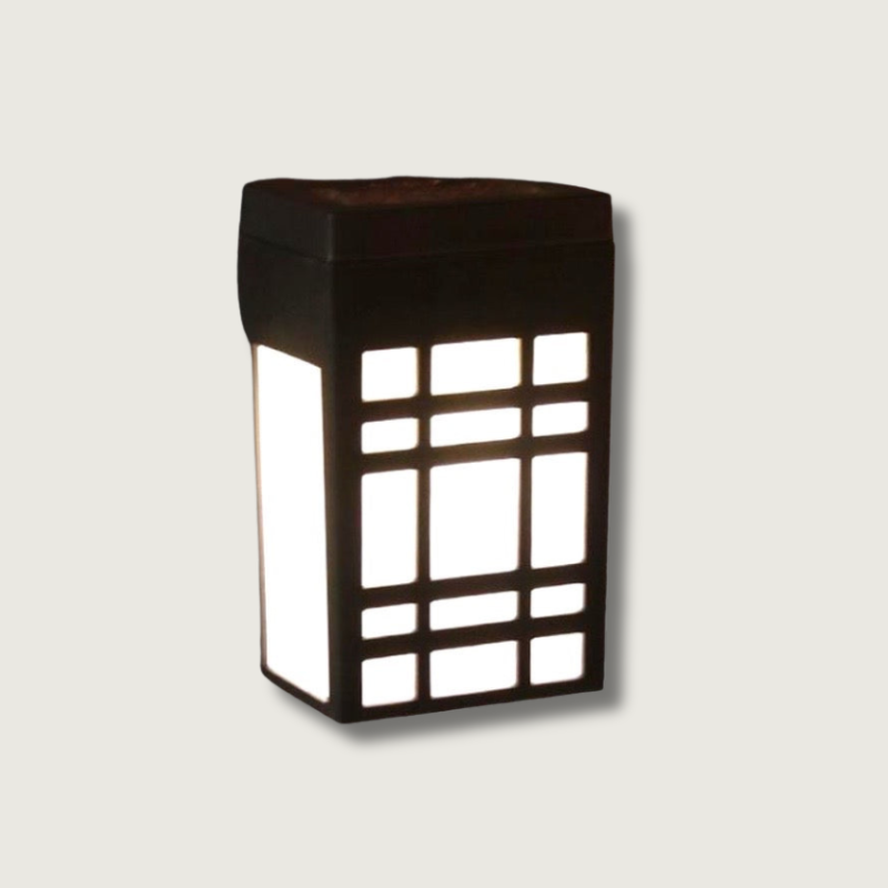 Akemi Japanese Solar LED Wall Light For Outdoor Garden