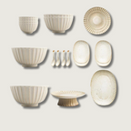 EldonCraft 21-Piece Stoneware Dinner Set In Timeless Style