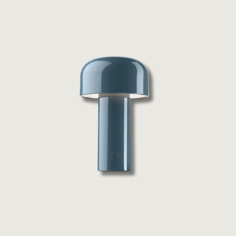 Asterra Japandi Soft Glow Mushroom Table Lamp In Wood