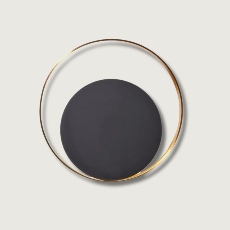 SerenGlow Round Wall Sconce for Warm Ambient Lighting