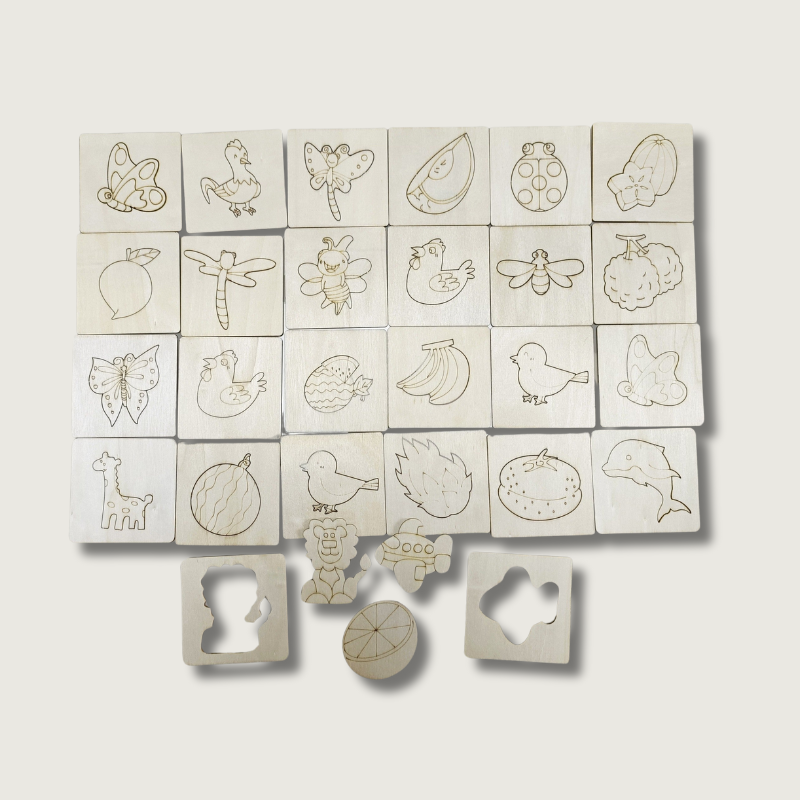 LumaSketch Montessori 20-Piece Drawing Set For Kids