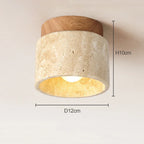 Kirei Soft Cream Japanese Ceiling Lamp For Living Rooms