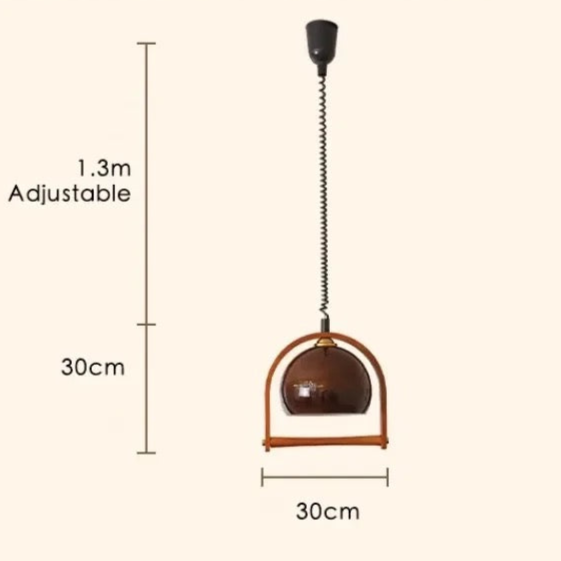 Kirrea | Bauhaus-Inspired Pendant Light With Recessed Glass