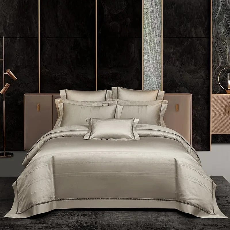 SolaraSilk 100% Egyptian Cotton Luxury Bedding Set, Soft