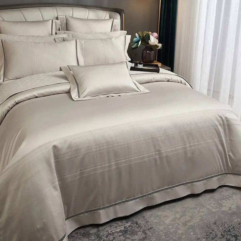 SolaraSilk 100% Egyptian Cotton Luxury Bedding Set, Soft