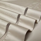 SolaraSilk 100% Egyptian Cotton Luxury Bedding Set, Soft