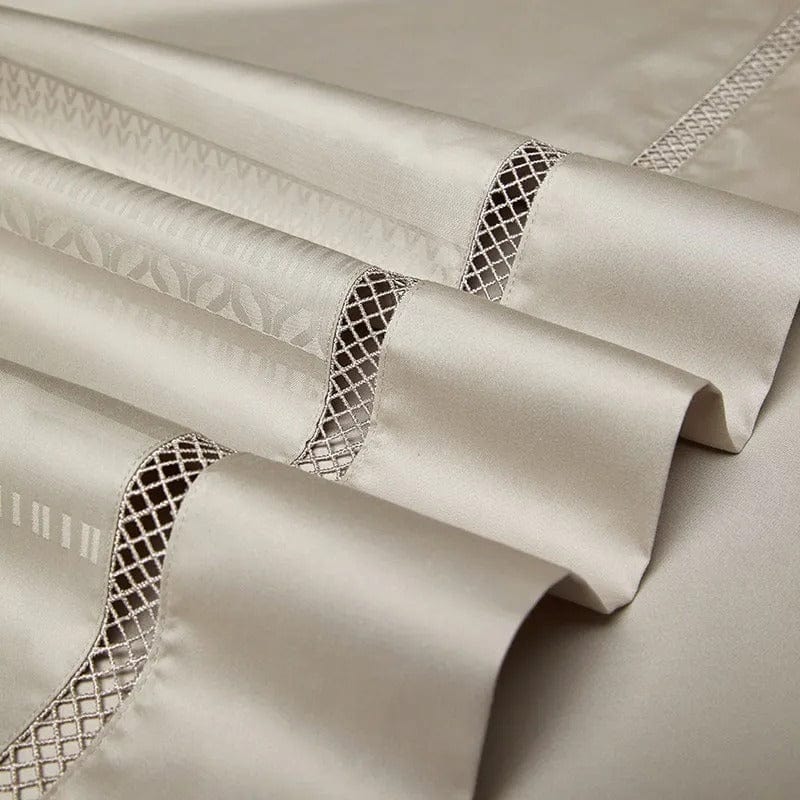 SolaraSilk 100% Egyptian Cotton Luxury Bedding Set, Soft