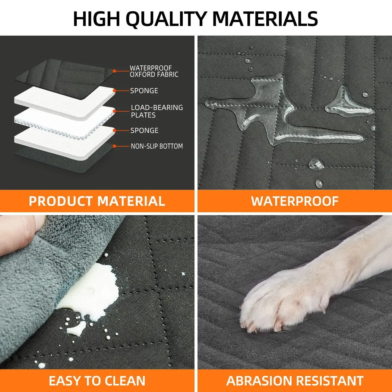 RoverGuard Hard Bottom Car Seat Extender For Dogs And Cars