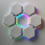 LumaHexa | Modular Hexagon Wall Lights, Customizable Panels