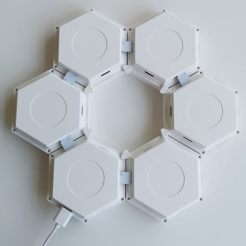 LumaHexa | Modular Hexagon Wall Lights, Customizable Panels