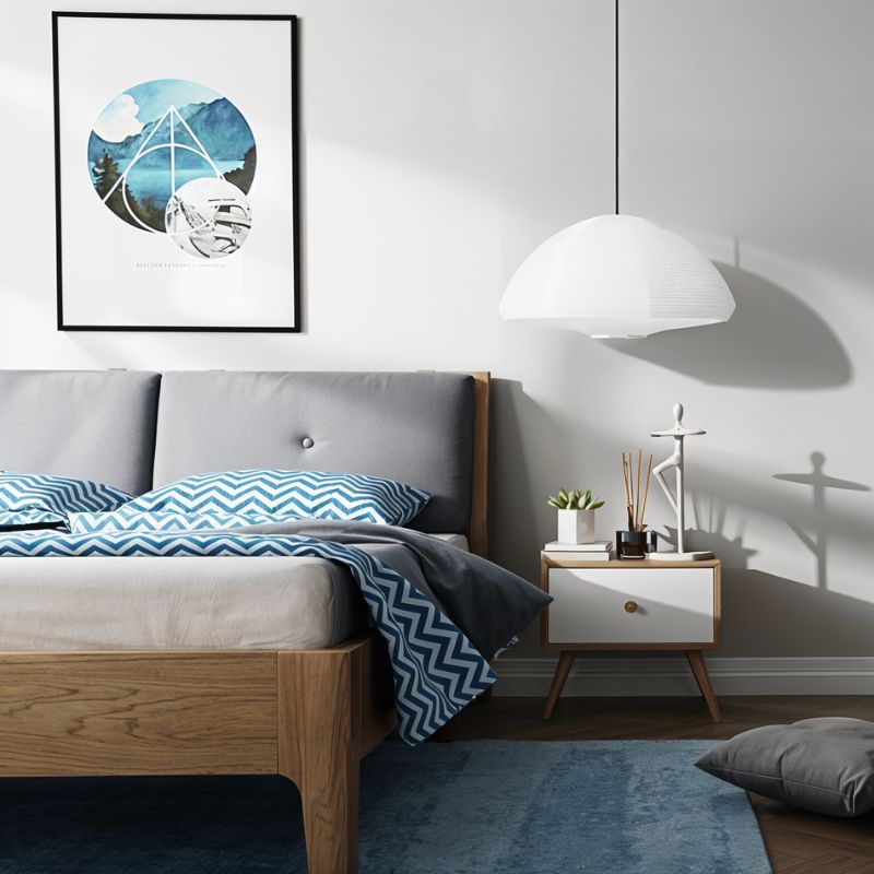 Akemi Washi Paper Pendant Light Shoji Lantern Style