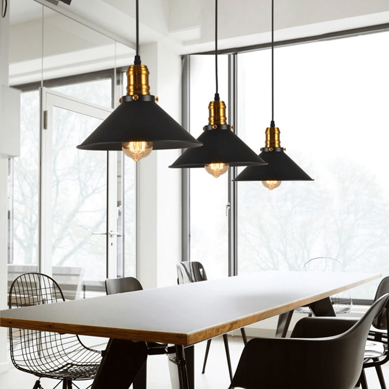 ForgeLoom Adjustable Industrial Pendant Light For Dining