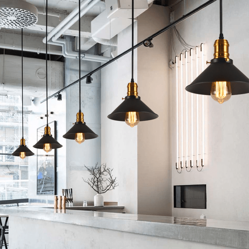 ForgeLoom Adjustable Industrial Pendant Light For Dining