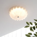 LuminaPetal Ceiling Lamp With Organic Curves And Warm Glow