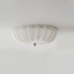 LuminaPetal Ceiling Lamp With Organic Curves And Warm Glow