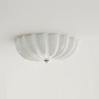 LuminaPetal Ceiling Lamp With Organic Curves And Warm Glow