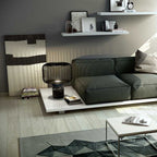 Aurell Table Lamp With Matte Black Screen And Marble Base