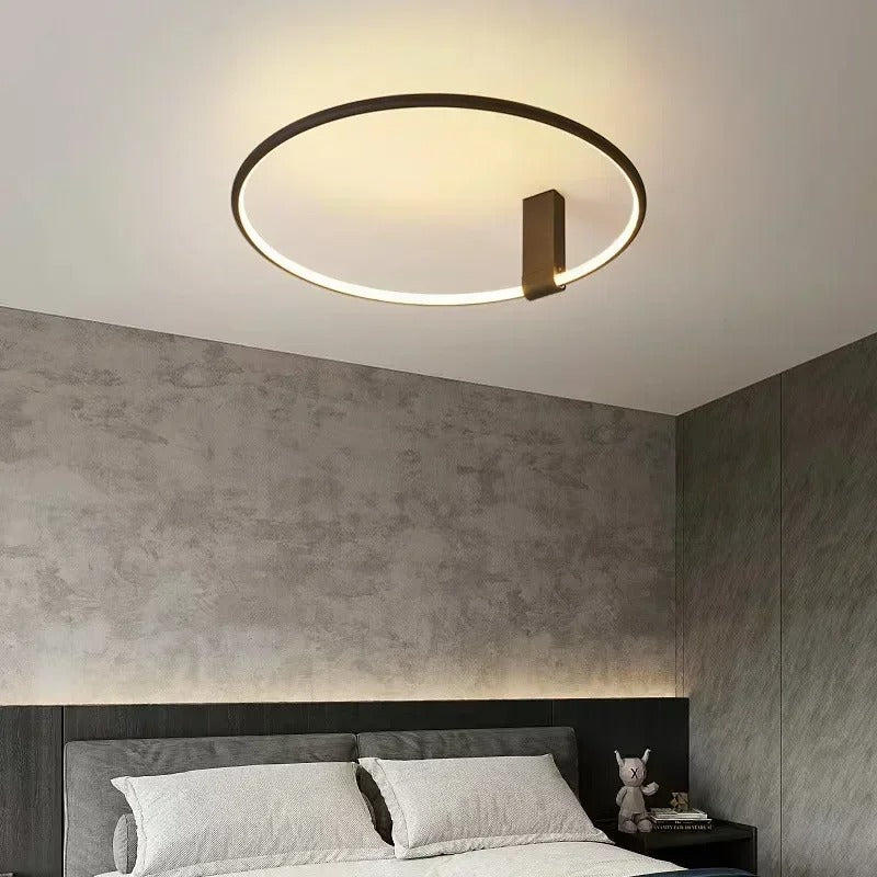 LumaCrest Sleek Modern LED Ceiling Light For Living Room
