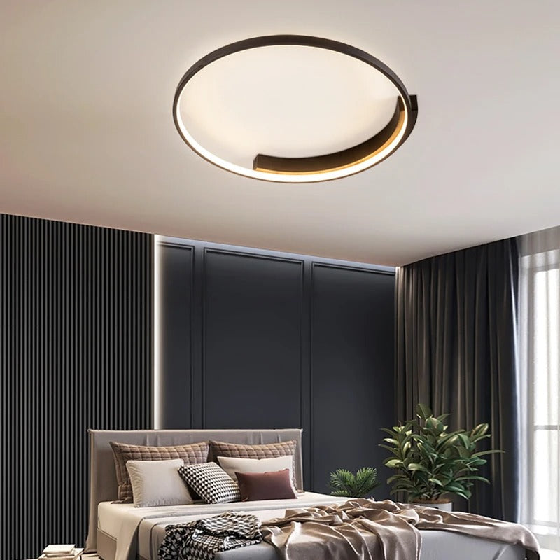 LumaCrest Sleek Modern LED Ceiling Light For Living Room