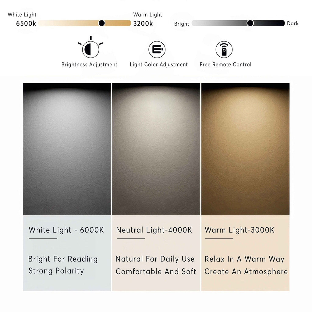 Kirrea Tricolor Japanese-Style Solid Walnut Floor Lamp