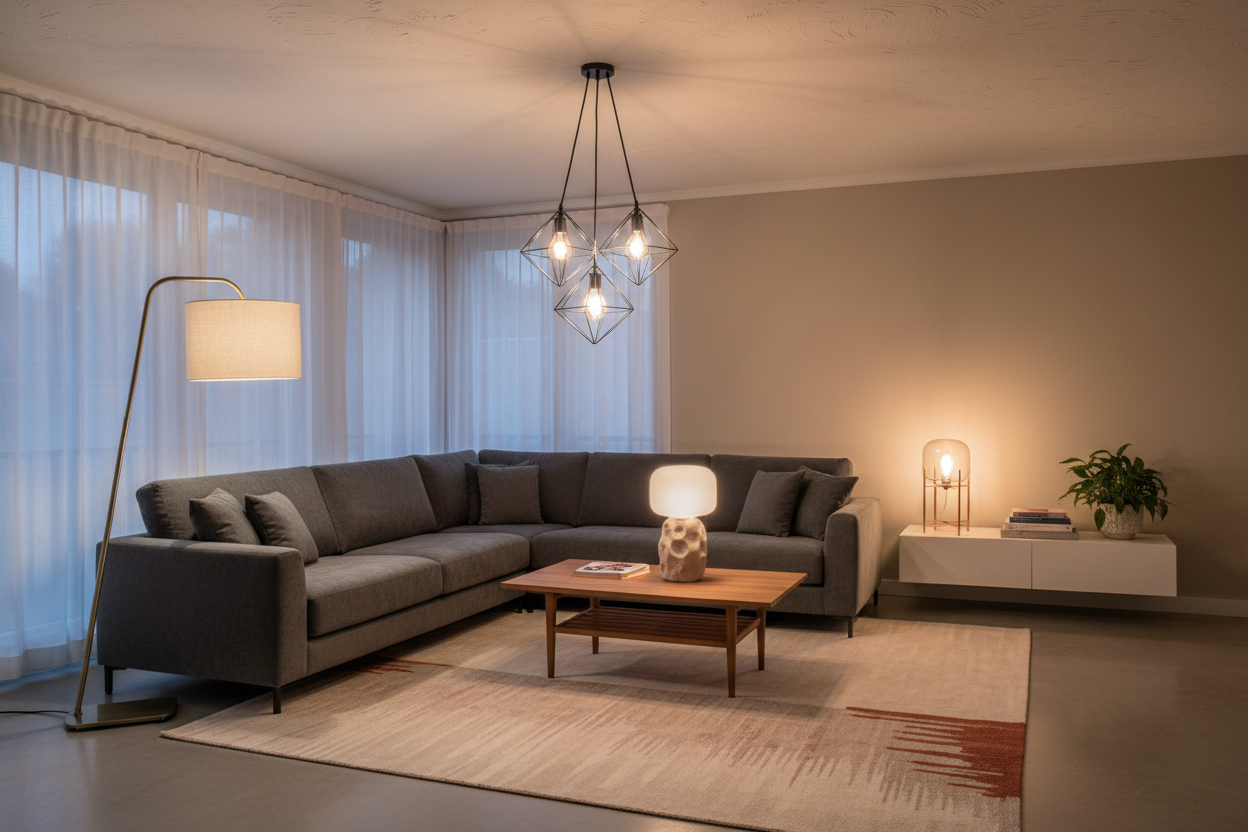 more lamps. in interior