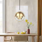 LumosEra | Rotating Multi-Layer Metal LED Pendant Light