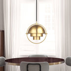 LumosEra | Rotating Multi-Layer Metal LED Pendant Light